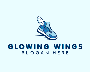 Wing Fashion Sneakers logo design