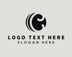 Modern Agency Letter C logo design
