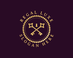 Regal - Elegant Regal Key logo design