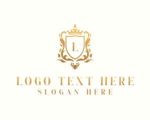 Boutique - Upscale Crown Shield logo design