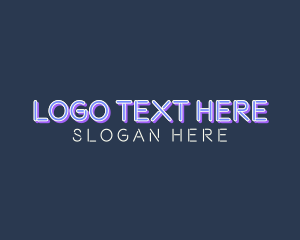 Tech Neon Light Logo