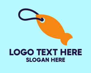 Discount - Fish Price Tag logo design