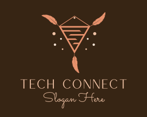 Feather Macrame Decor  Logo