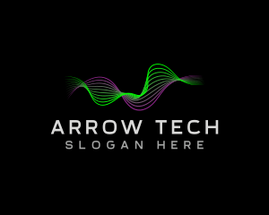 Audio Tech Wave logo design