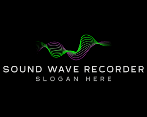 Audio Tech Wave logo design