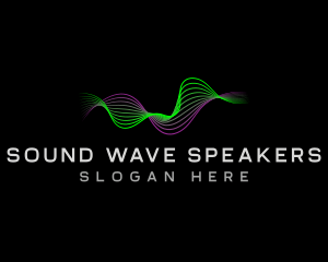 Audio Tech Wave logo design