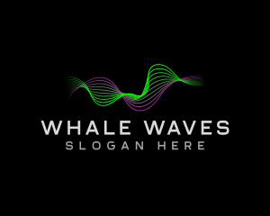 Audio Tech Wave logo design