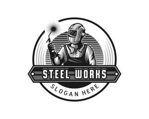 Welding Mechanical Fabrication logo design