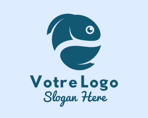 Fishing - Blue Pet Fish logo design