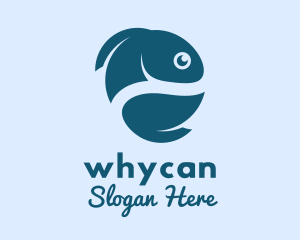 Aquarium - Blue Pet Fish logo design
