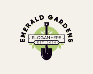 Garden Yard Shovel  logo design