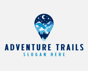 Mountain Travel Adventure logo design