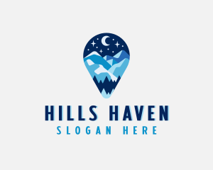 Mountain Travel Adventure logo design