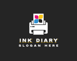 Printer Copier Ink logo design