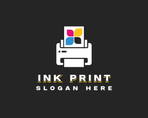 Print - Printer Copier Ink logo design