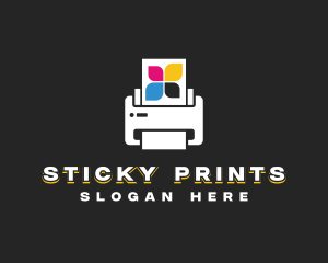 Printer Copier Ink logo design