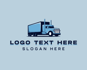 Trucker - Cargo Truck Logistics logo design
