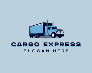 Cargo Truck Logistics logo design