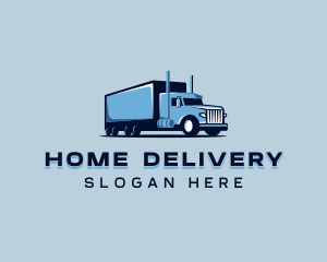 Cargo Truck Logistics logo design