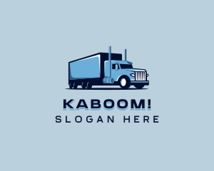 Truckload - Cargo Truck Logistics logo design
