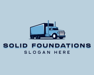 Trucker - Cargo Truck Logistics logo design