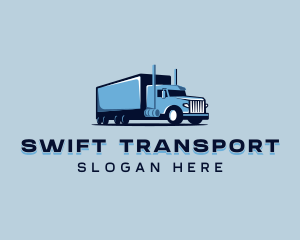 Cargo Truck Logistics logo design