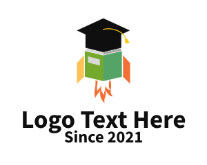 Library - Rocket Science Academy logo design