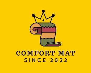 Mat - Crown Carpet Flooring logo design