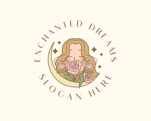 Enchanted Flower Girl logo design