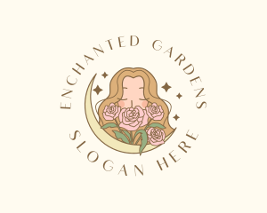 Enchanted Flower Girl logo design
