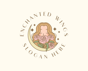 Enchanted Flower Girl logo design