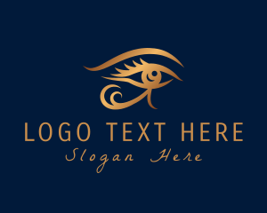 Horus - Elegant Beauty Eye logo design