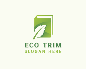 Natural Organic Eco Leaf  logo design