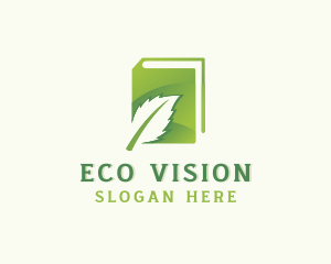 Natural Organic Eco Leaf  logo design