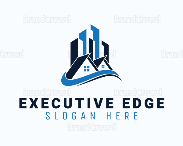 House Building Real Estate Logo