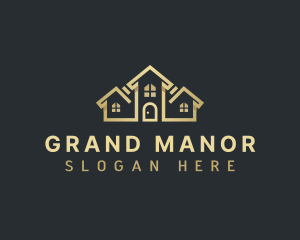 Mansion - Realty Mansion Property logo design