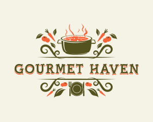 Casserole Pot Restaurant logo design