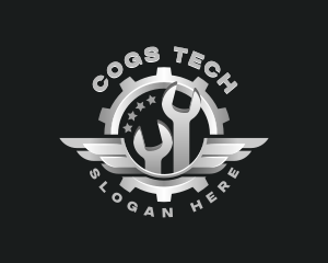 Wrench Cog Automotive logo design