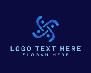 Human - Human Cooperative Outsourcing logo design