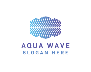 Abstract Wave Line Business logo design