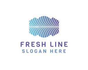 Abstract Wave Line Business logo design