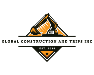 Excavation - Heavy Duty Excavator Demolition logo design