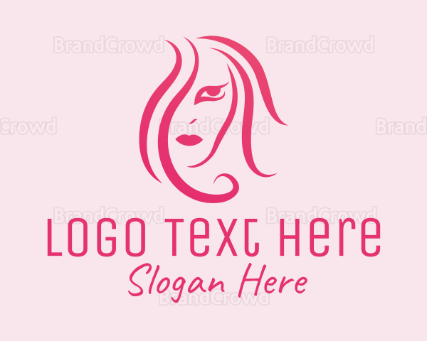 Pink Hair & Makeup Logo