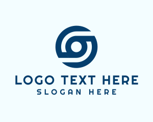 Firm - Digital Tech Letter S logo design