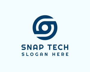 Digital Tech Letter S  logo design