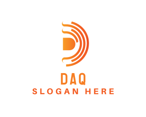Industry - Tech Signal Letter D logo design