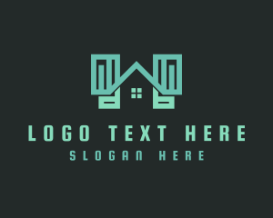 Letter W - House Property Letter W logo design