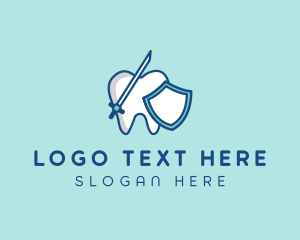 Healthy - Dental Tooth Enamel logo design