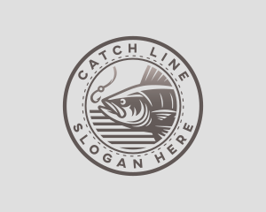 Hook - Fish Hook Fisherman logo design