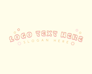 70s - Floral Retro Brand logo design